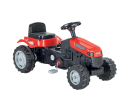 Pilsan Šlapací traktor Farm s volantem červený