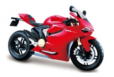 Maisto Motorka Ducati 1199 Panigale, Červená 1:12