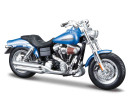 Maisto Harley Davidson FXDFSE CVO Fat Bob (2009), blister box, Modrý 1:18