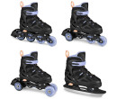 Spokey QUATTRO 4IN1 Brusle černo-fialové, vel. 30-33