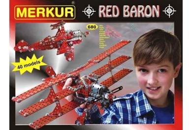 Merkur Red Baron, 680 dílů, 40 modelů