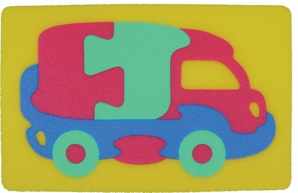 Pěnové 2D puzzle Kamióny