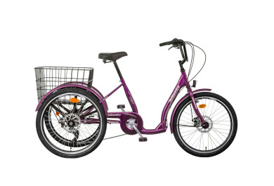 Liberty Trojkolka COMFY 6spd. Disk s diferenciálem, 2025 fialová