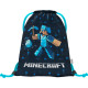 BAAGL 3 SET Ergo Minecraft Blue Axe: aktovka, penál, sáček
