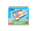 Dino Dřevěné licenční kostky Peppa Pig, 12 kostek
