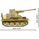 Cobi 3131 II WW German tank destroyer Sd.Kfz. 139 MARDER III, 1:35, 486 kostek