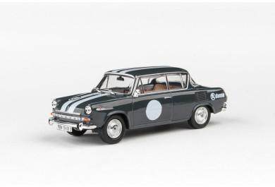 Abrex Škoda 1100MBX Šedé, Narozeninové Embéixo 1:43