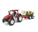 Bruder 3453 ROADMAX Traktor s přívěsem na dřevo a 3 klády