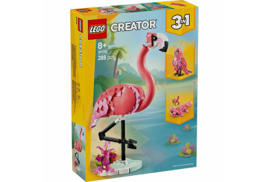 Lego Creator 3v1 31170 Divoká zvířata, Růžový plameňák