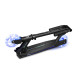 Spokey GO GLOW Svítící skládací koloběžka, kolečka 120 mm
