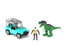 Terénní auto s figurkou a T-Rexem