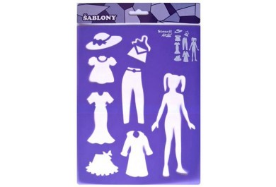 Kreslící šablony oblékání