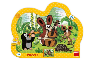 Deskové puzzle 25 dílků - Krtek muzikant