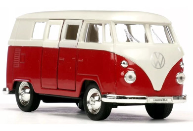 Welly Volkswagen 1963 T1 Bus (red) 1:34