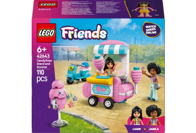 LEGO Friends 42643 Stánek s cukrovou vatou a skútr