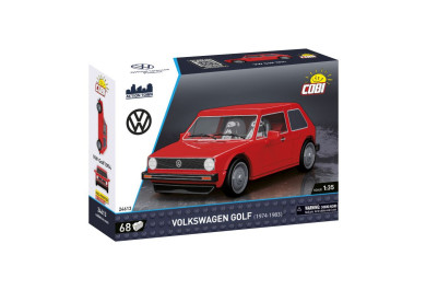Cobi 24613 Volkswagen Golf 1974, 1:35, 68 kostek