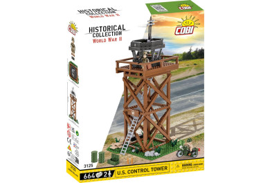 Cobi 3125 II WW U.S. kontrolní věž, 1:35, 664 kostek