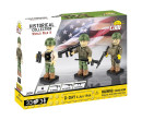 Cobi 2058, 3 figurky vojáků s doplňky D-DAY, 33 kostek