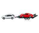 Welly Trailer set Porsche Macan, Porsche 911, 1:34