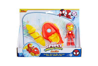 Hasbro Iron man s vozidlem, 19x22x8cm