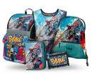 BAAGL SET 5 Zippy Skatepark: aktovka, penál, sáček, zástěra, peněženka