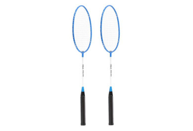 Badmintonová sada NILS NRZ001, rakety, nylonové letky, modrá
