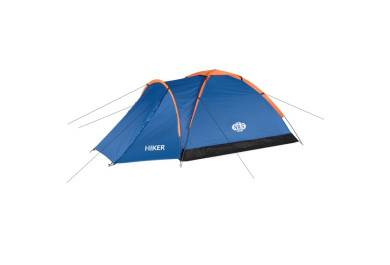 Turistický stan NILS Camp NC6010 Hiker, 2 osoby, modrý