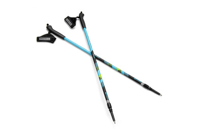 Spokey MEADOW Hole Nordic Walking, 2dílné, systém Antishock, modro-černé