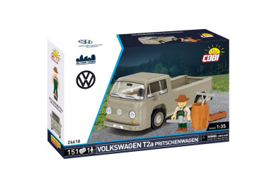 Cobi 24618 Volkswagen T2a Pritschenwagen, 1:35, 151 kostek