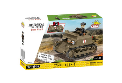 Cobi 2658 II WW Tankette TK-3, 1:28, 323 kostek