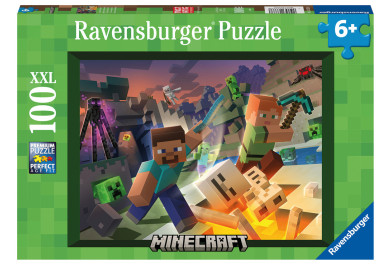 Ravensburger Puzzle Monstra z Minecraftu, 1000 dílků