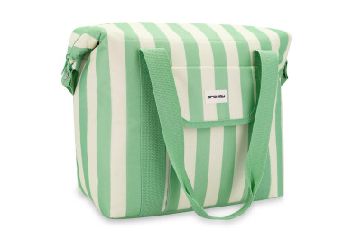 Spokey SAN REMO Termotaška, 28 l, zelené pruhy