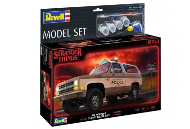 Revell ModelSet auto STRANGER THINGS 67724 - 1985 Chevrolet K5 Blazer (1:25)