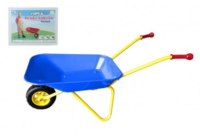 Dětské plechové kolečko 78 cm Yupee, Modré