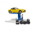 Bruder 62112 Autoservis, roadster a mechanik, zdviž