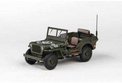 Cararama Ton Military Vehicle With Gun - US Version 1, 1:43