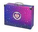 BAAGL Skládací školní kufřík Koně Srdce s kováním