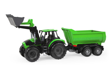 Lena Worxx 4617 Traktor Deutz-Fahr s přívěsem