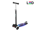 NILS Fun HLB1310 Dětská tříkolová koloběžka s LED, černá