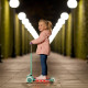 NILS Fun HLB1310 Dětská tříkolová koloběžka s LED, fialová