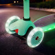 NILS Fun HLB1310 Dětská tříkolová koloběžka s LED, fialová