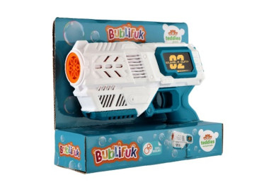 Pistole na bubliny s náplní, na baterie - 19cm