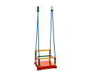 Dětská plastová houpačka nosnost 40kg, Červená 35x34 cm