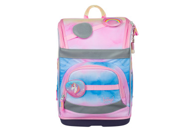BAAGL Školní aktovka Zippy plus Rainbow Unicorn
