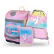 BAAGL SET 3 Zippy plus Rainbow Unicorn: aktovka, penál, sáček