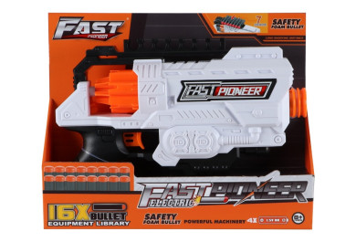 Blaster Fast mini bateriový, 16 ks nábojů