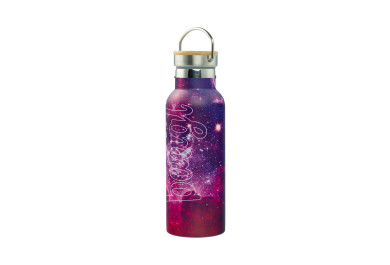 BAAGL Termoláhev s bambusovým víčkem Galaxy, 500 ml