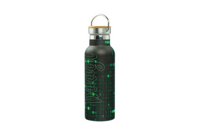 BAAGL Termoláhev s bambusovým víčkem Numbers, 500 ml