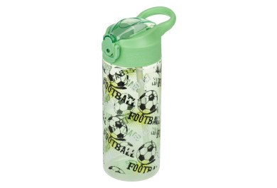 BAAGL Tritanová láhev na pití s brčkem Fotbal 500 ml