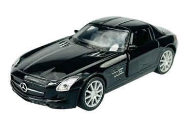 Welly Mercedes-Benz SLS AMG, černý 1:34-39